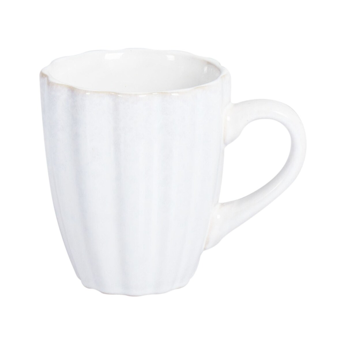 Zastawa stołowa 16-częściowa NETTLE Kamionka Złamana biel