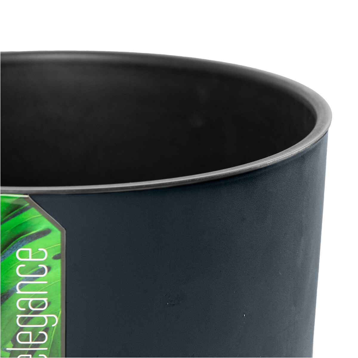 Doniczka Donica Ogrodowa 25 Cm Okrągła Na Taras Do Ogrodu Domu Antracytowa