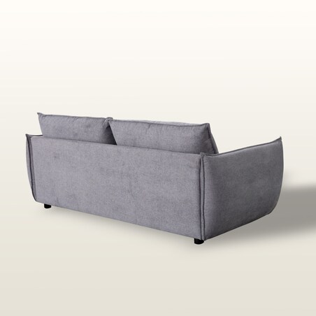 Sofa Assens grey, 220x88x81 cm
