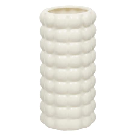 Wazon ceramiczny ecru 23x10,5x10,5 cm BAGEL