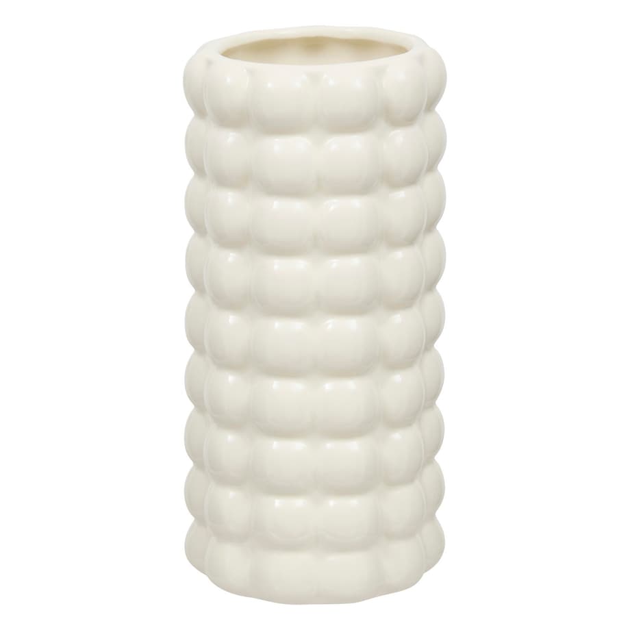 Wazon ceramiczny ecru 23x10,5x10,5 cm BAGEL