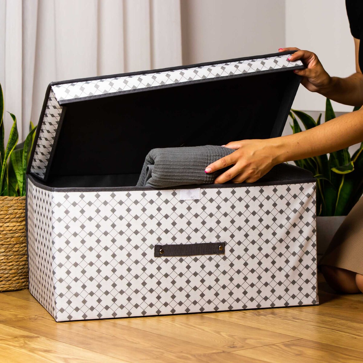 3X Organizer Do Szafy Na Ubrania Pudełko Pojemnik