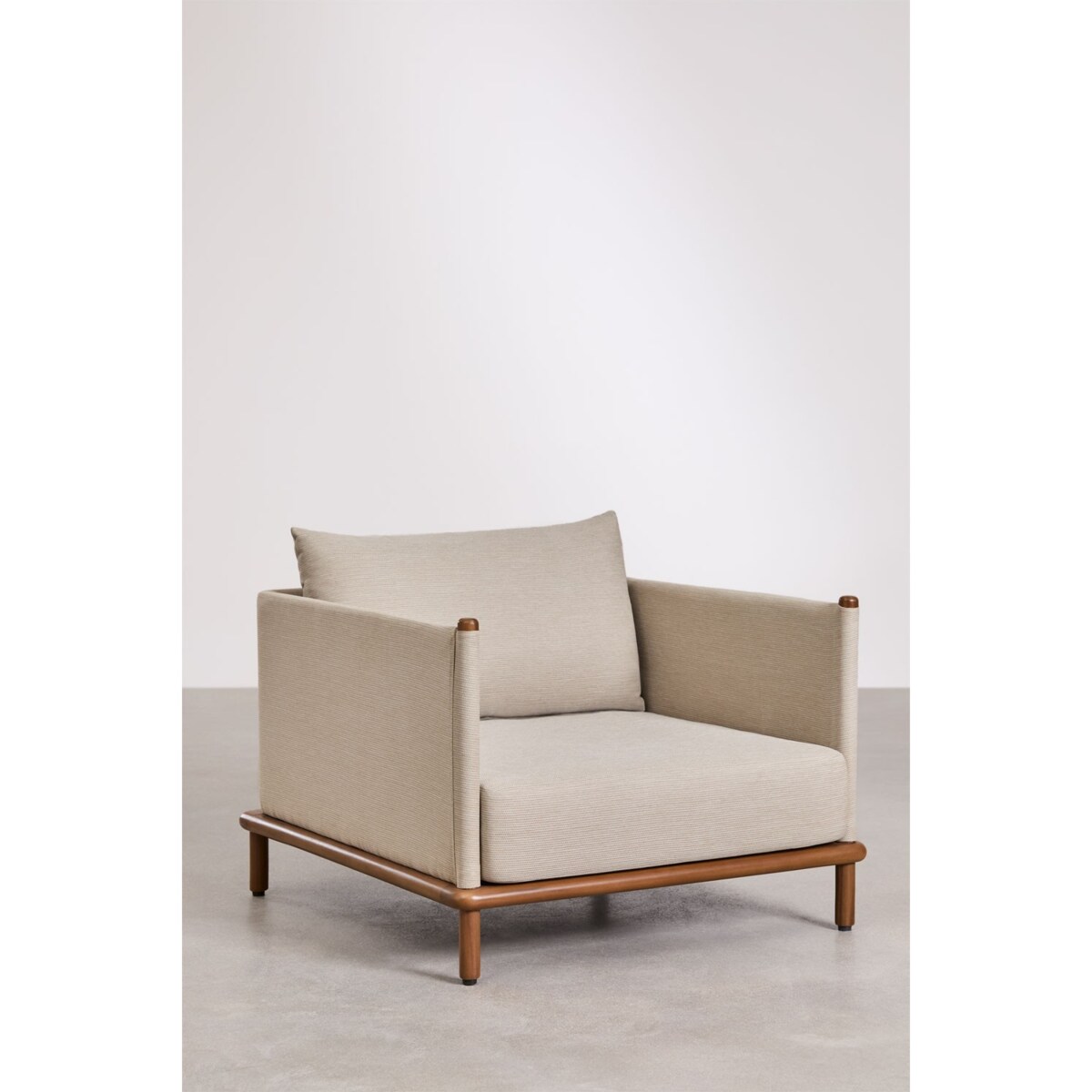 Zestaw ogrodowy: 2 fotele i 2 stoliki kawowe z drewna akacjowego Olivia