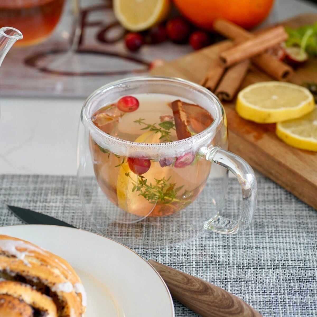 SZKLANKI FILIŻANKI na kawę herbatę PODWÓJNA ŚCIANKA termiczne 2x 350 ml