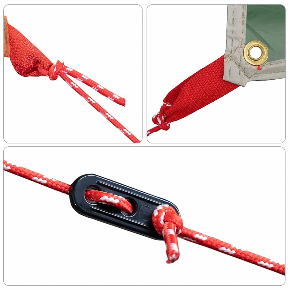 vidaXL Tarp odporny na wodę Zielony