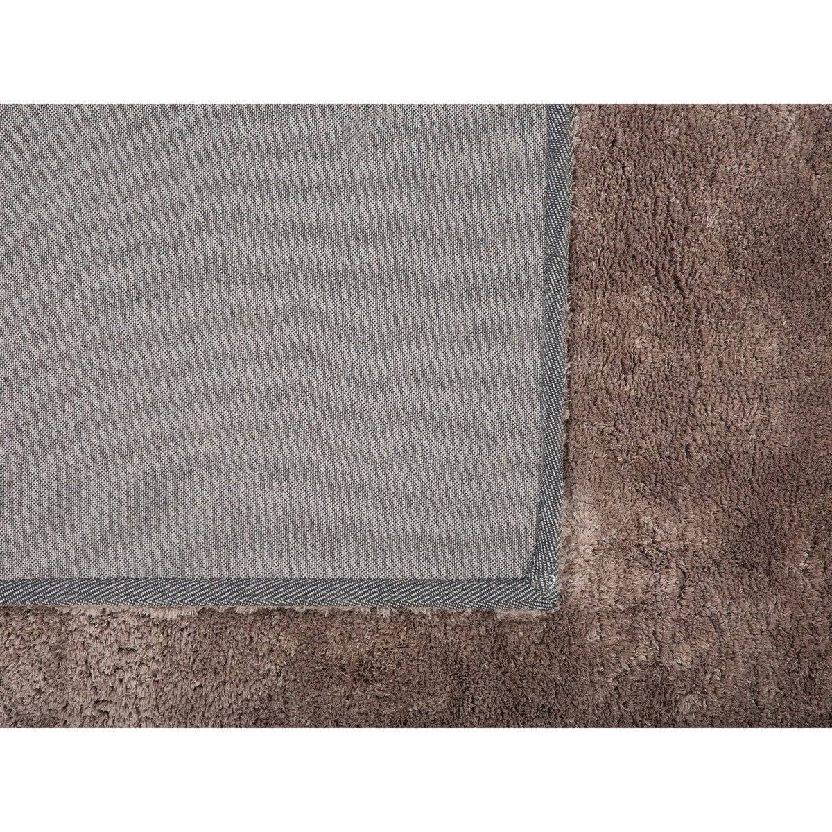 Dywan shaggy 200 x 200 cm brązowy EVREN