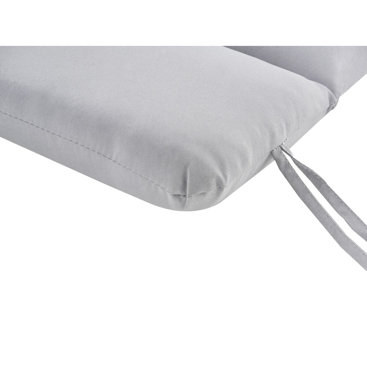 Poduszka na leżak ogrodowy BRESCIA PREMIUM 180 x 60 cm Jasnoszary