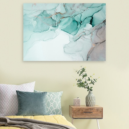 Obraz na płótnie Subtle Sage Art, 70 x 100 cm