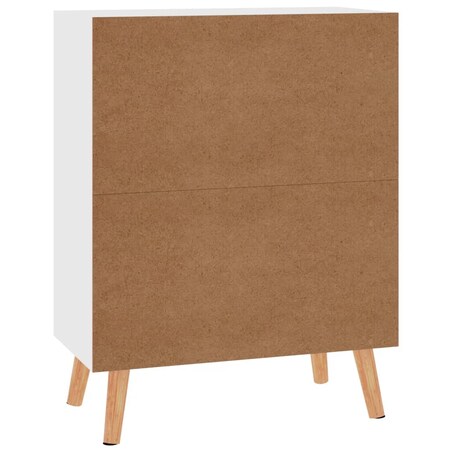 vidaXL Szafka, biała, 60x30x72 cm, materiał drewnopochodny
