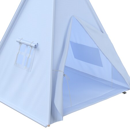 Mata do tipi, pastelowy niebieski, 110x110, Happiness