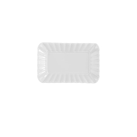 Taca prostokątna Ducale - Biały, 20 x 13 cm