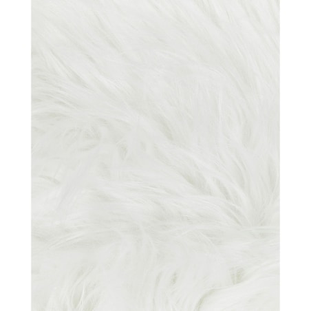Dywan ze sztucznego futra MAMUNGARI Biały 60 x 180 cm