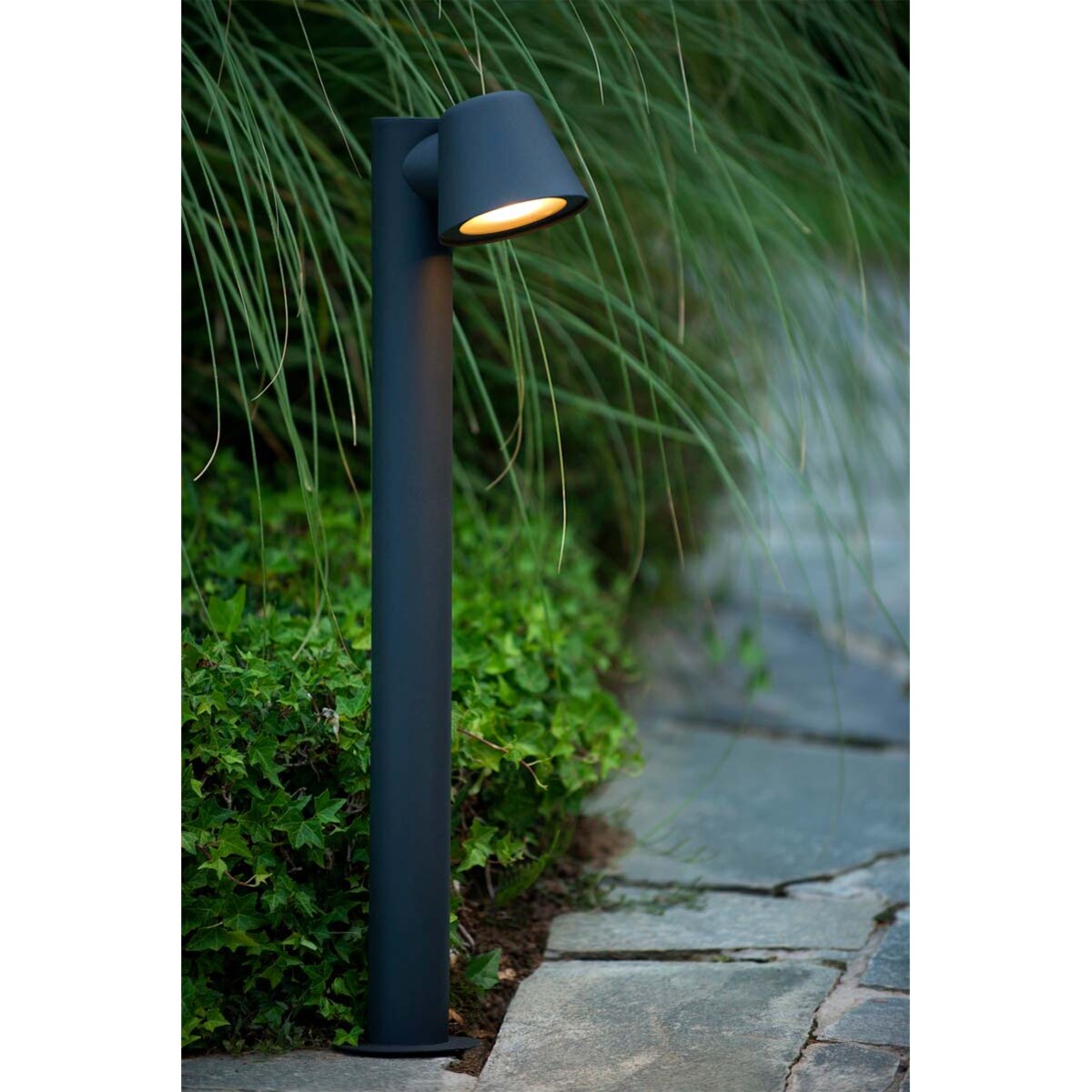 Zewnętrzny słupek metalowy Dingo 14881/70/30 grafitowy outdoor, Lucide