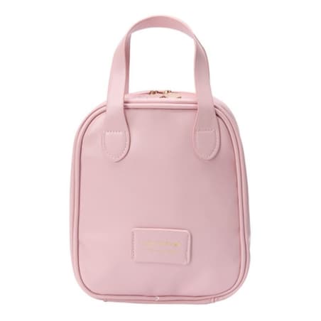 Kosmetyczka organizer na kosmetyki z rączką 17x7x19cm różowa KS128R