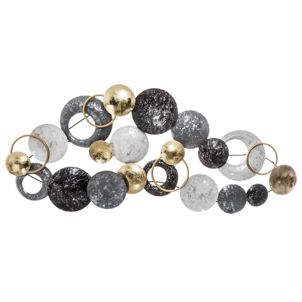 Dekoracja ścienna DECO, metalowa, 93x43 cm