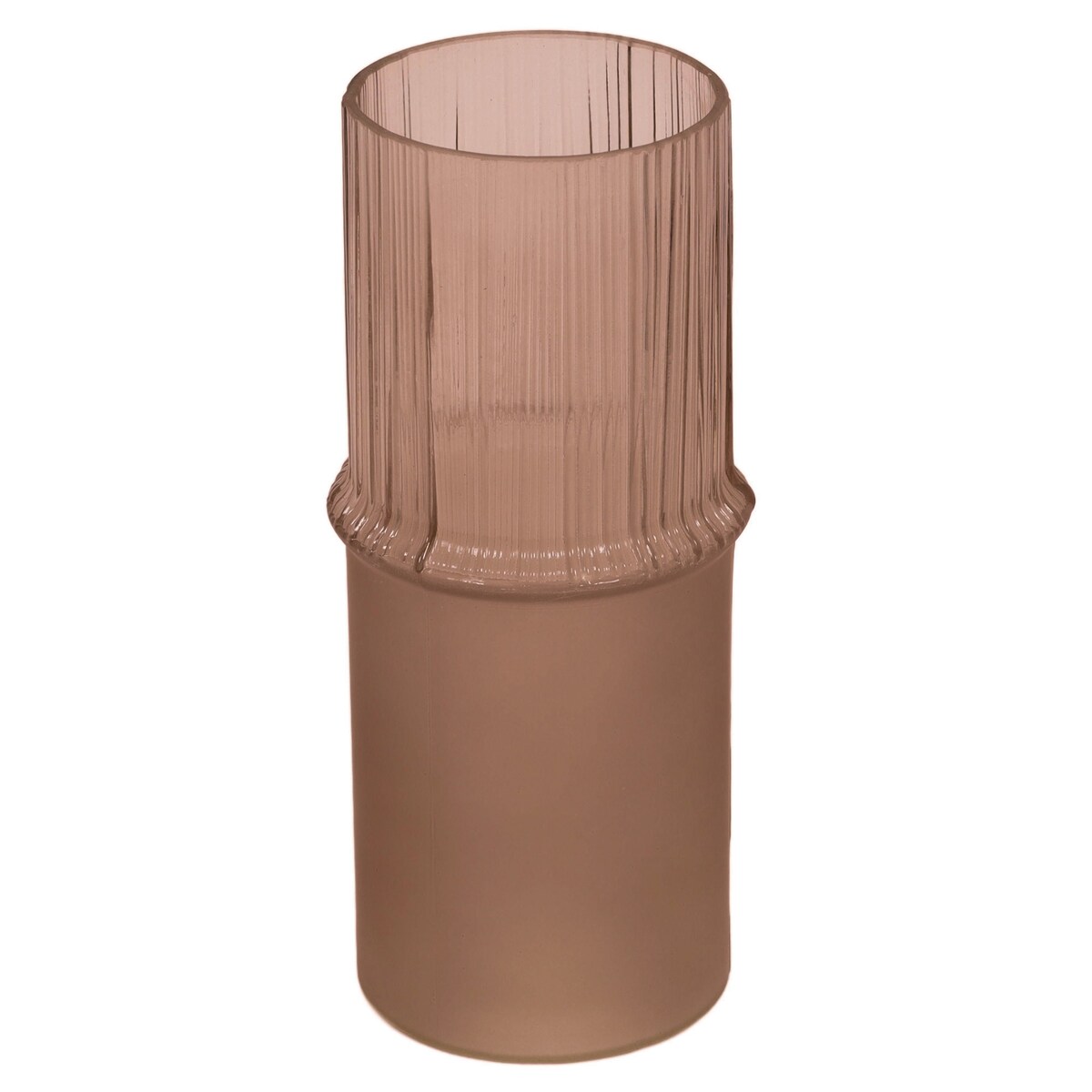 Wazon szklany tuba MATTE, Ø 10,8 x 25 cm