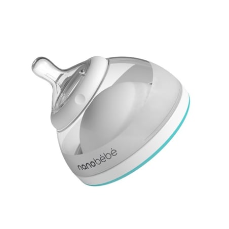 Silikonowy smoczek na butelkę Nanobebe - szybki przepływ Y - 2 szt.