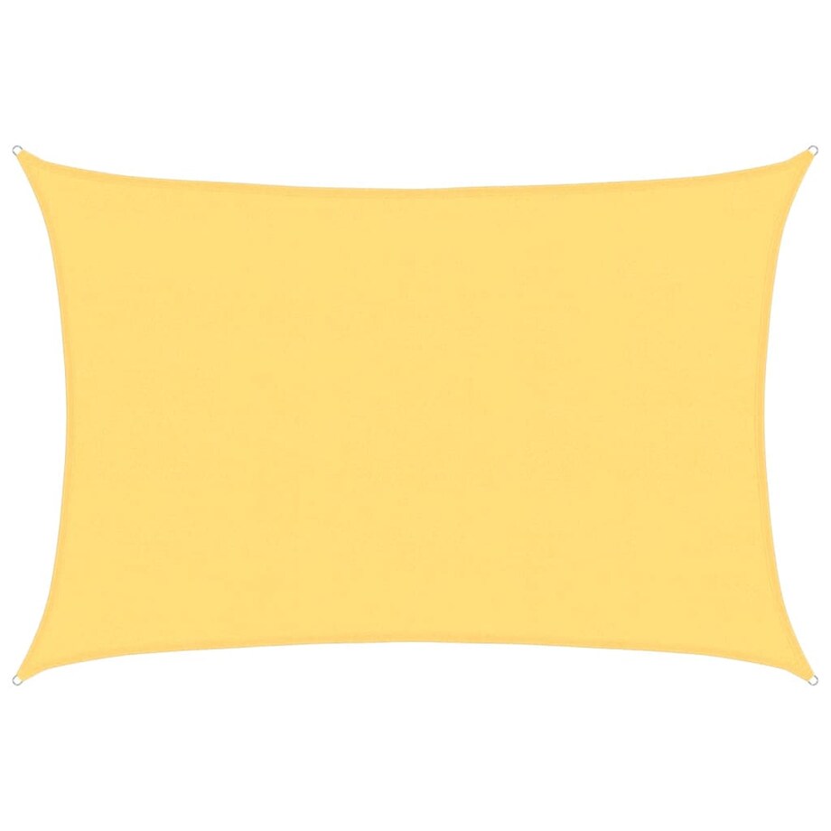 vidaXL Żagiel przeciwsłoneczny, 160 g/m², beżowy, 5x7 m, HDPE