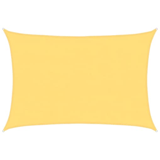 vidaXL Żagiel przeciwsłoneczny, 160 g/m², beżowy, 5x7 m, HDPE