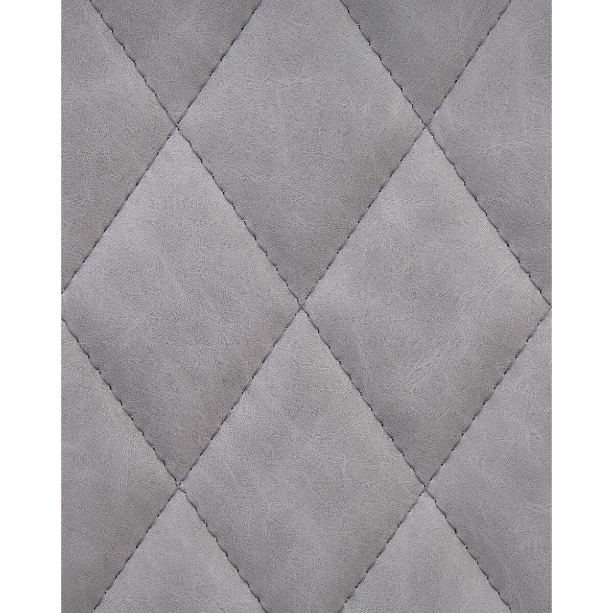 Zestaw 2 krzeseł do jadalni ekoskóra szary MARIBEL