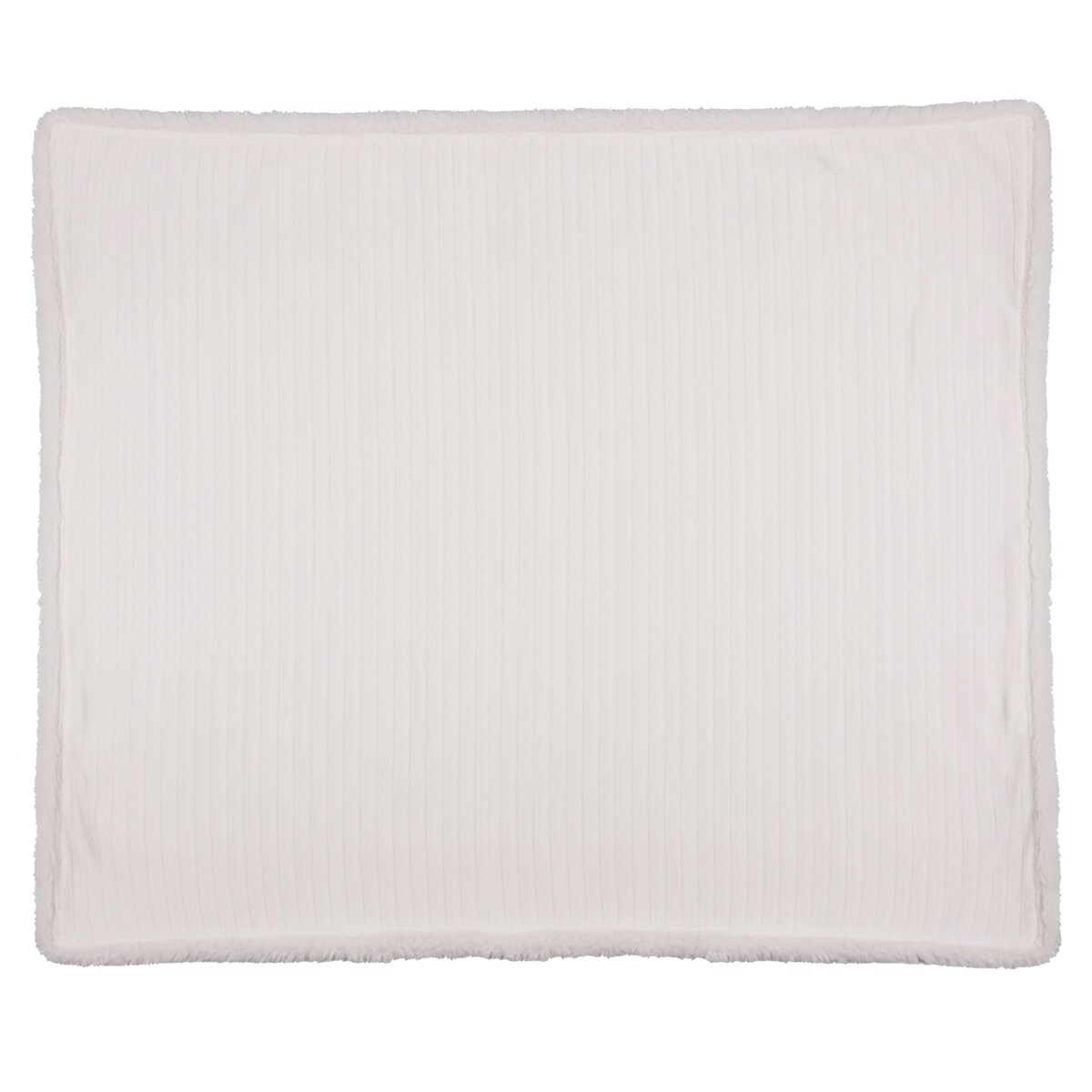 Koc Świąteczny Dekoracyjny Narzuta Na Łóżko 150X125 Cm Ozdoba Ciepły Biały