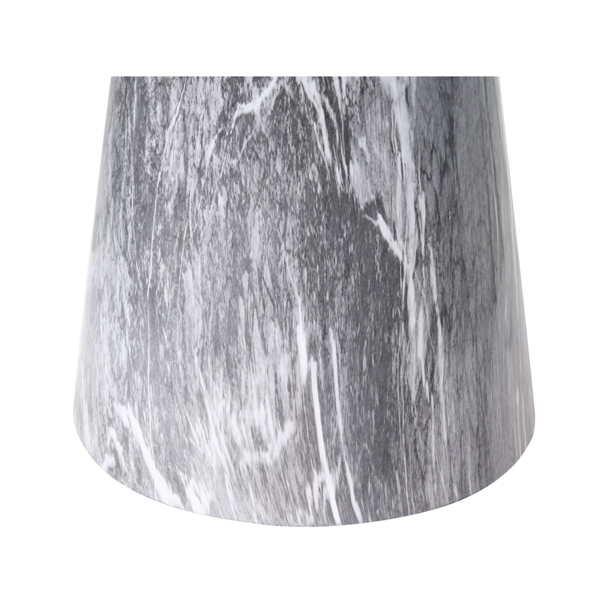 Stolik pomocniczy CARTER Szkło hartowane Szary marmur