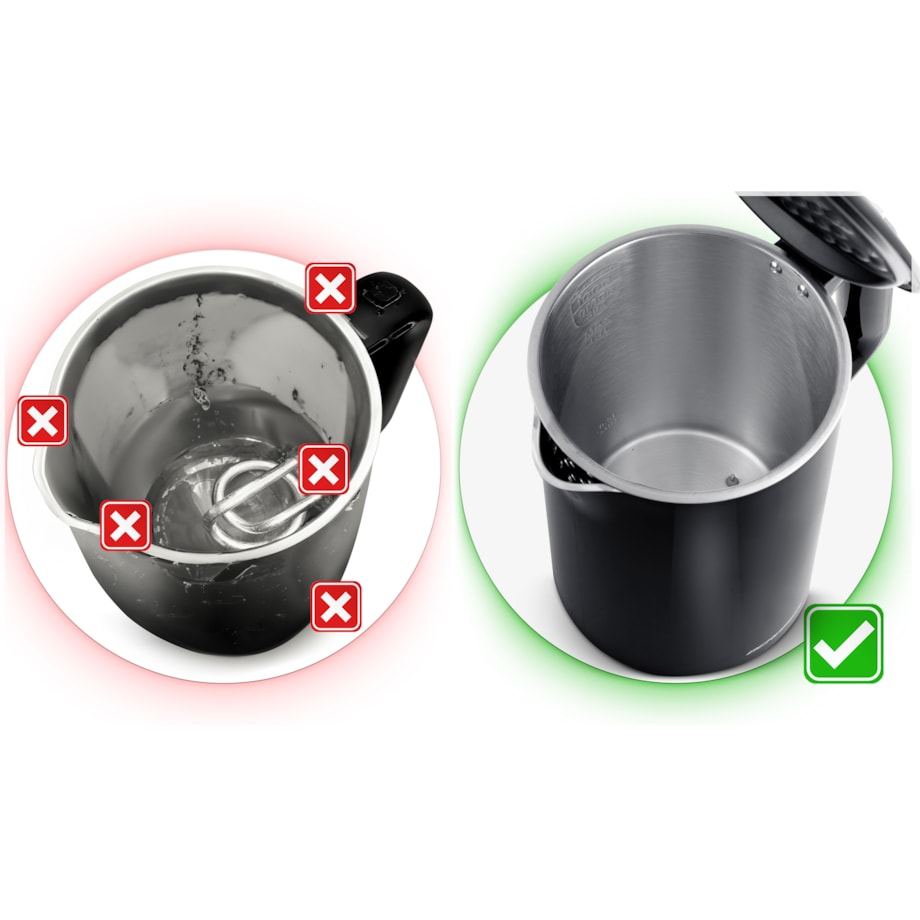 Czajnik elektryczny Berdsen 1,7l panel dotykowy regulacja temperatury 2200W