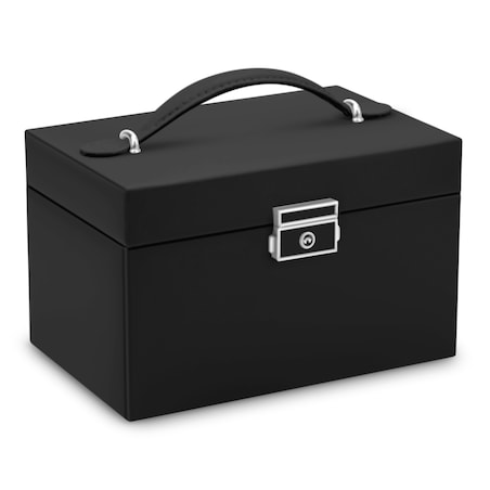 Pudełko szkatułka na biżuterię czarne Massido