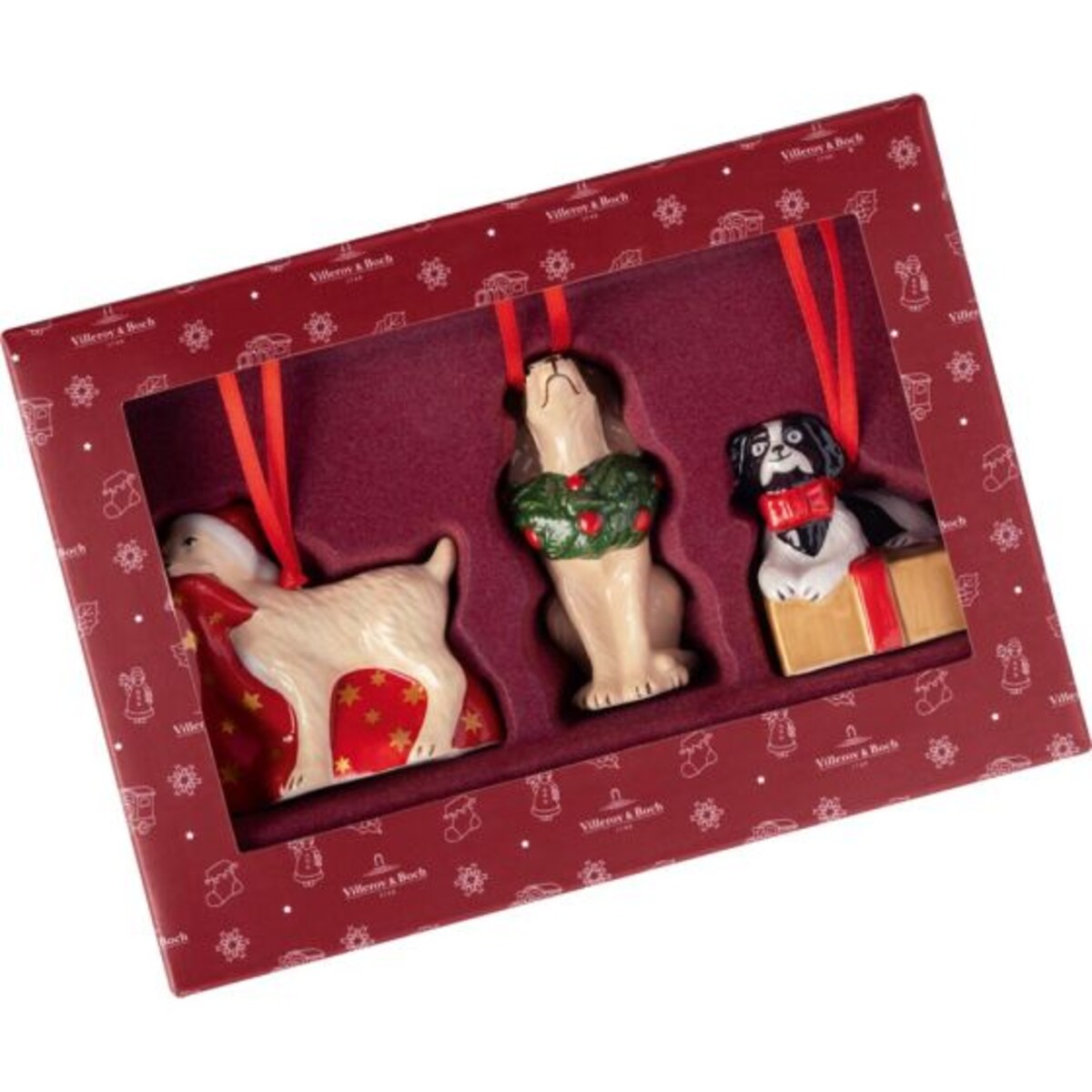 Zestaw 3 ozdób choinkowych Pieski Nostalgic Ornaments Villeroy & Boch