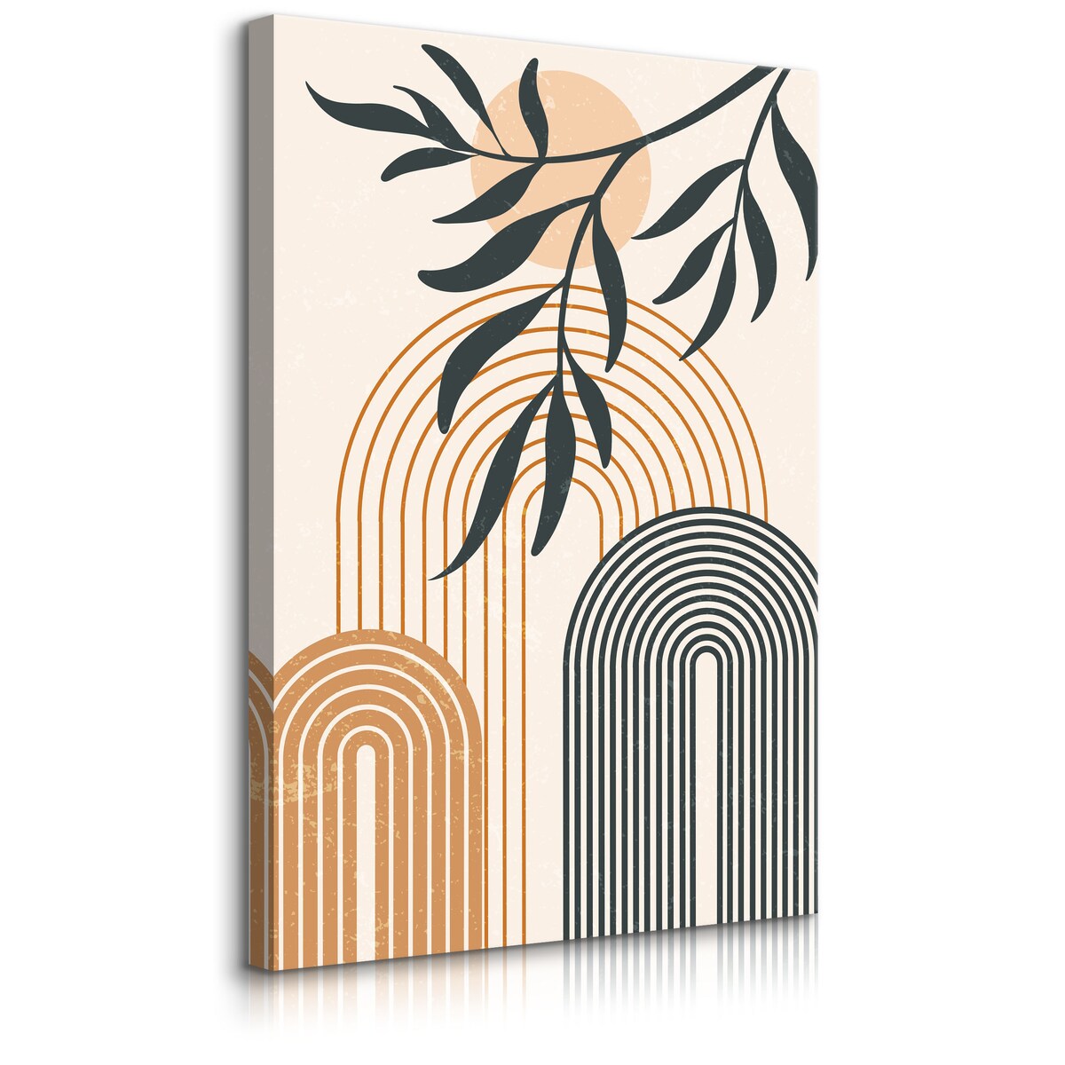 Obraz Gałązka Słońce Szlaczek Boho 30x40cm