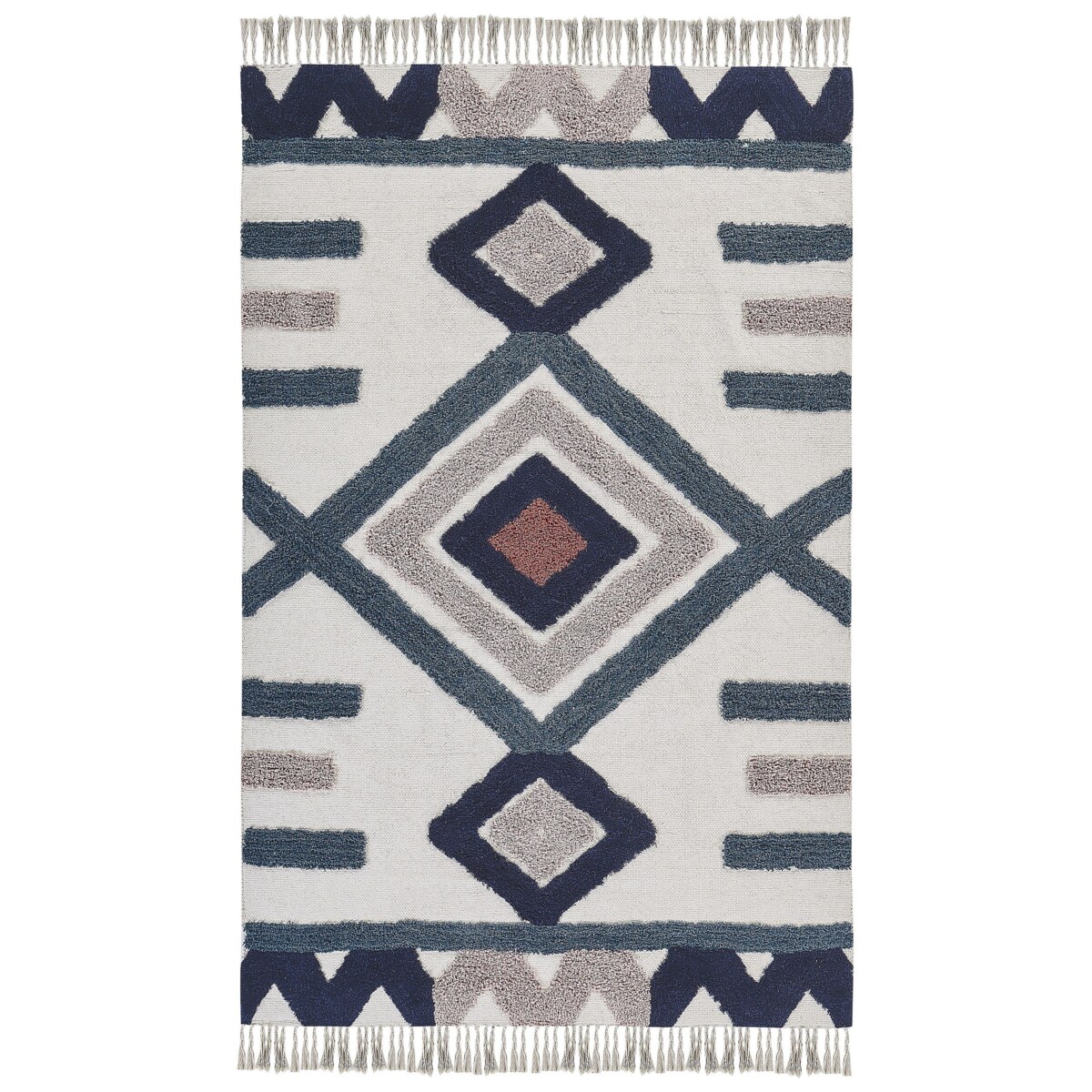 Dywan bawełniany 140 x 200 cm wielokolorowy KOZLU