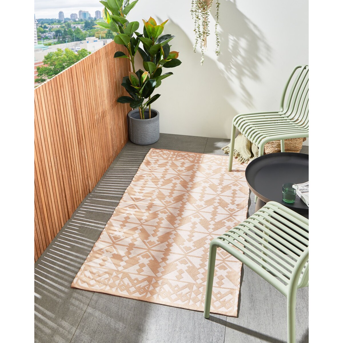 Dywan zewnętrzny BALASORE Beżowy 80 x 150 cm