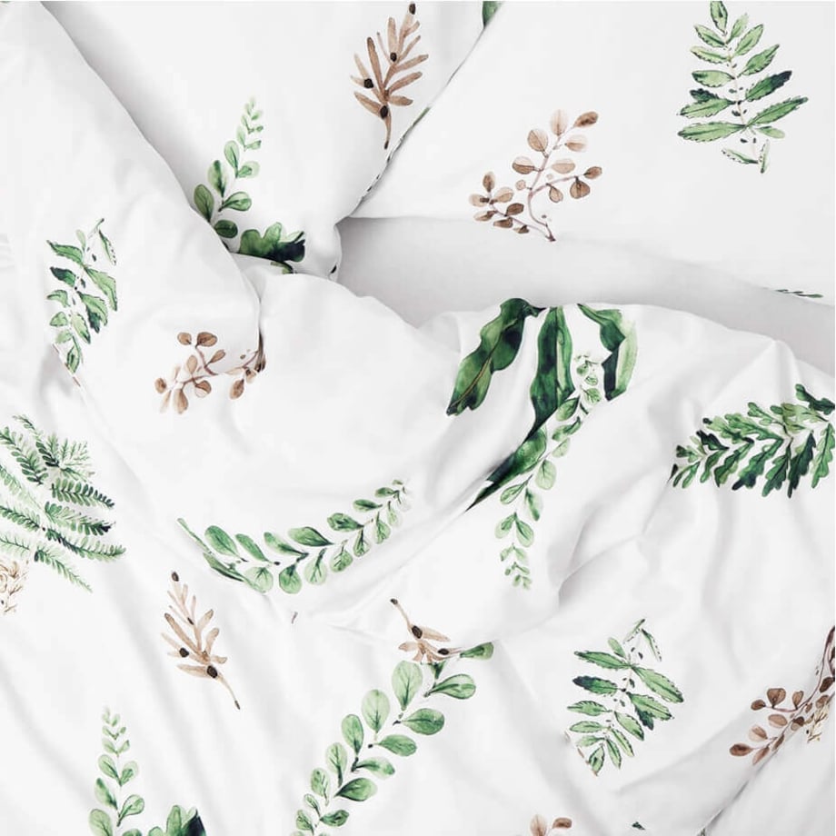 Pościel Paprocie 160/200 + 2 x 50/60 cm