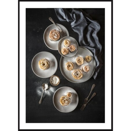 Poster Story, Plakat, Obraz - Tartaletki Jabłkowe, wymiary 21 x 30 cm