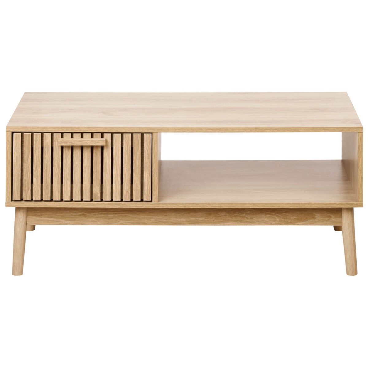 Stolik kawowy MDF Płyta pilśniowa Jasne drewno LYNWOOD