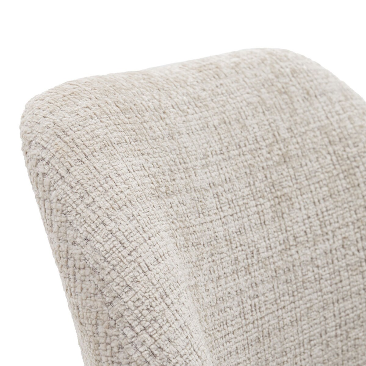 Krzesło tapicerowane obrotowe MILO II jasny beż do salonu jadalni kuchni