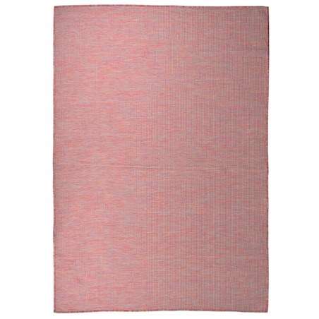vidaXL Dywan zewnętrzny o płaskim splocie, 160x230 cm, czerwony