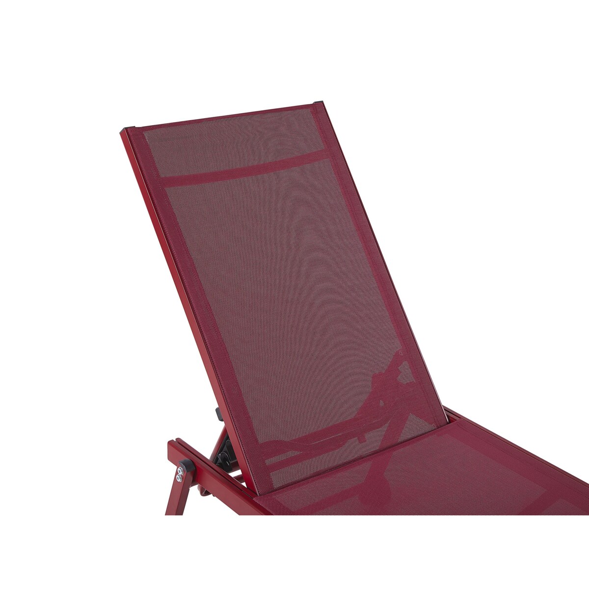 Leżak ogrodowy burgundowy PORTOFINO