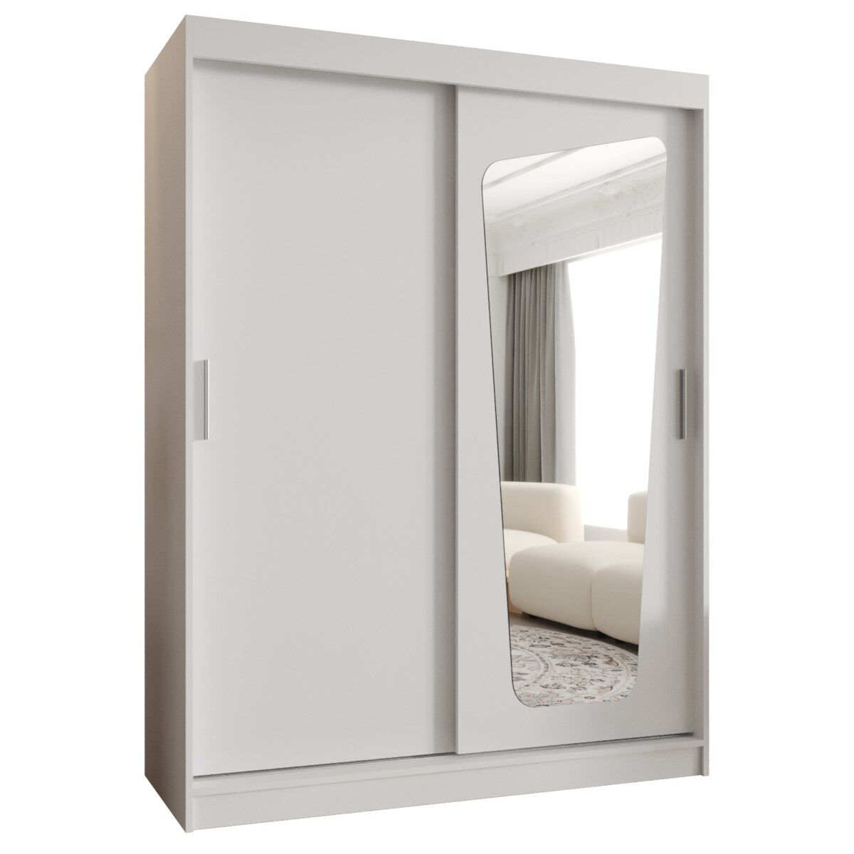 Szafa przesuwna MOKA 150 biały