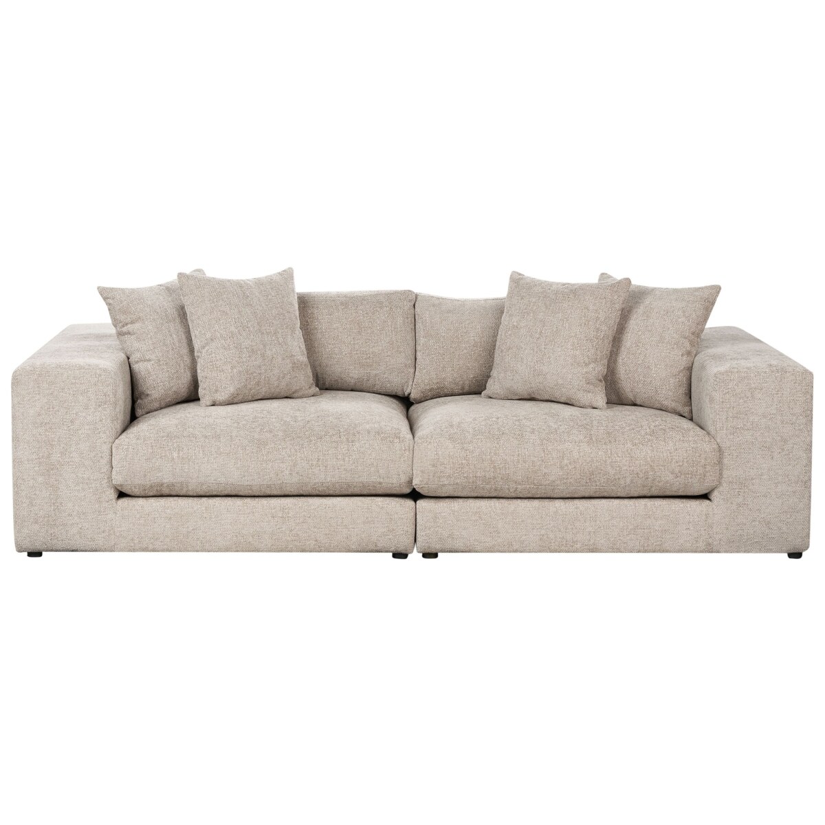 Sofa GLORVIKA II Beżowoszary dla 3 osób