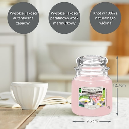 Home Inspiration świeca średnia GARDEN PARTY