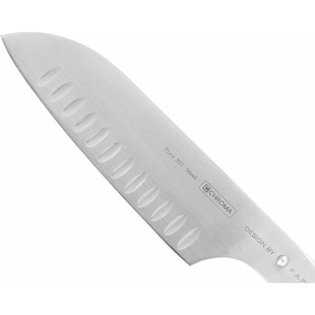 Nóż Santoku Granton Type 301