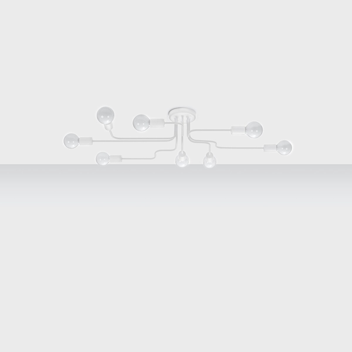 Żyrandol HECTOR 8 biały