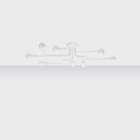 Żyrandol HECTOR 8 biały