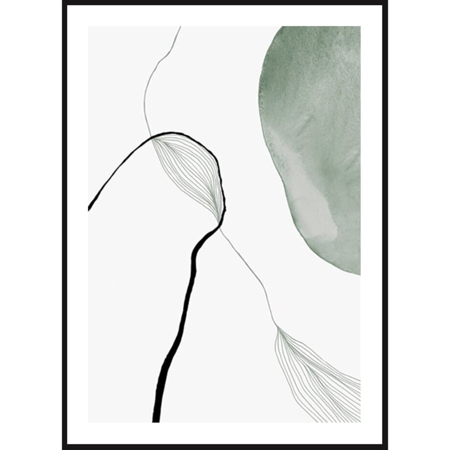 Poster Story, Plakat, Obraz - Łagodny Kształt No2, wymiary 50 x 70 cm