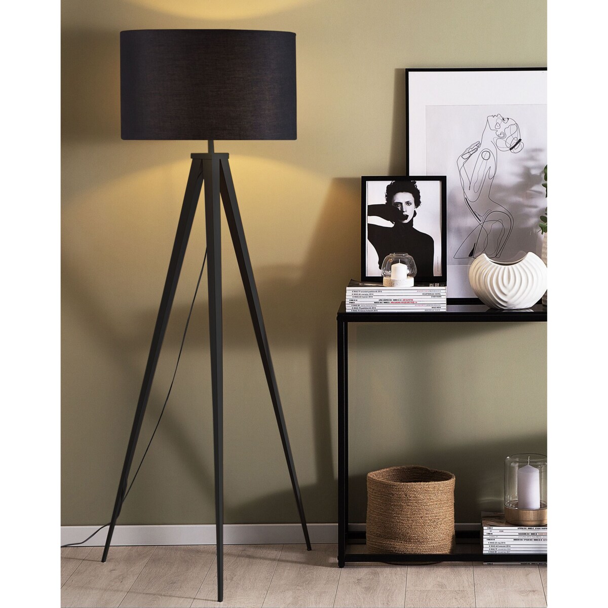 Lampa podłogowa STILETTO Metal Czarny