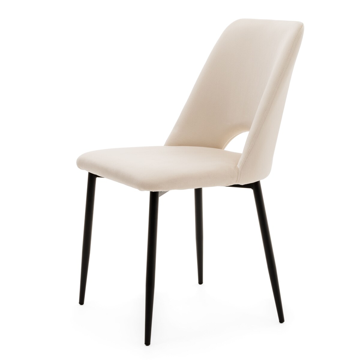 KRZESŁO TAPICEROWANE WELUROWE DO SALONU JADALNI GLAMOUR BEŻOWE ORO