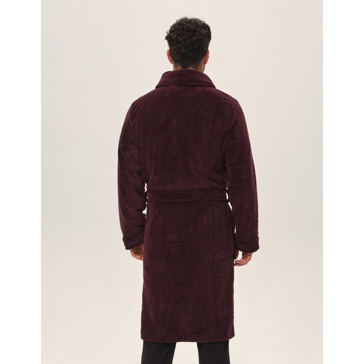 Szlafrok Hustle 41935-93X Bordowy Bordowy, M