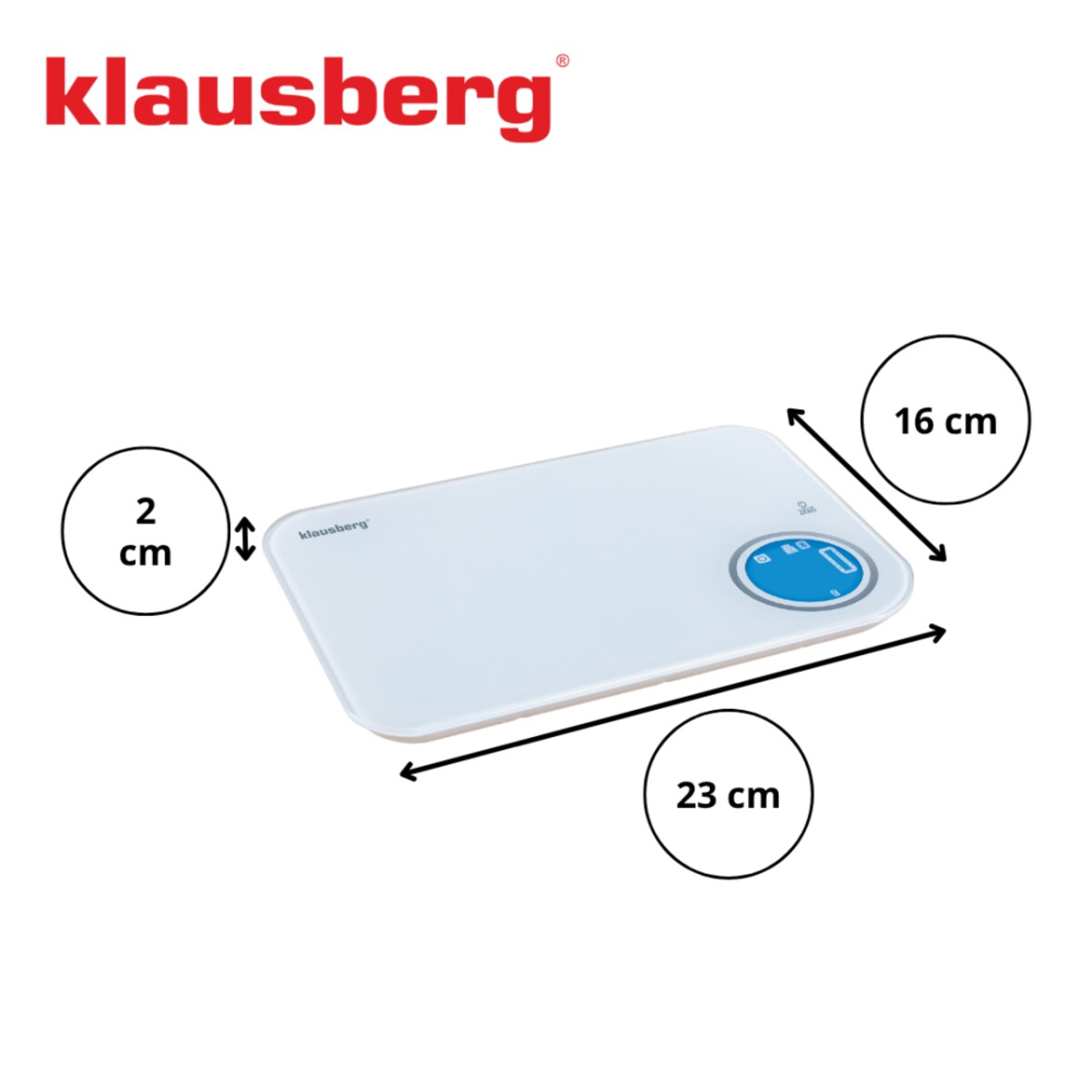 Klausberg elektroniczna waga kuchenna KB7938
