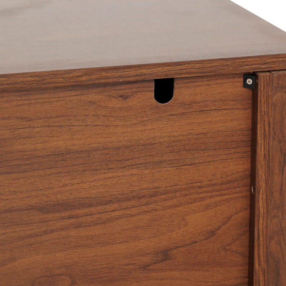 Komoda dwudrzwiowa orzechowa Wany 80x40 cm